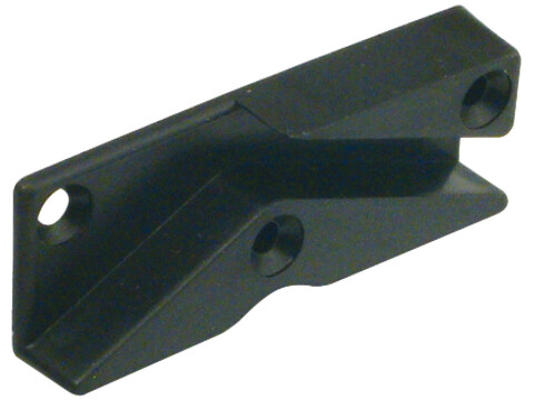 Anti-tilt Device RH w 3 Holes Pl Blk
