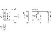 Dialock EFL3 Furniture Lock Case
