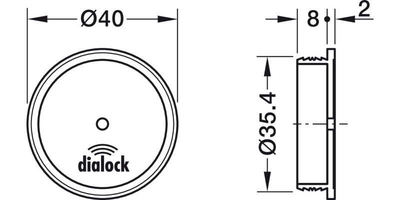 Dialock DFANT 2 External Antenna 3.0m