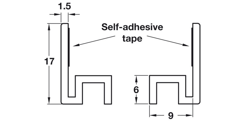 Panel Seal Profile-End Panel 3.0m Pl Slv