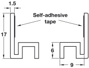 Panel Seal Profile-End Panel 3.0m Pl Slv