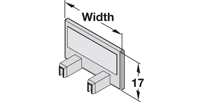 Panel Seal Profile-End Cap 23mm Pl Slv