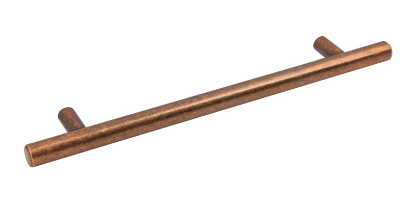 Bartram Bar Hdl St Ant Copper 128mm cc