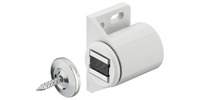 Magnetic Catch 3.0kg SF St/Pl White
