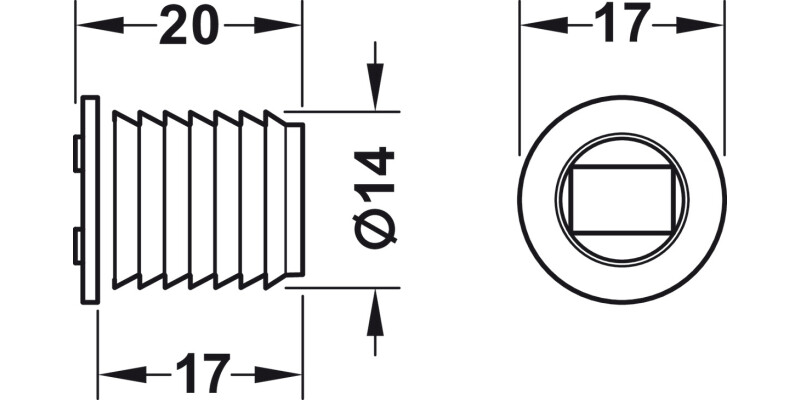 Mortice Magnetic Catch 4.5kg St/Pl Brw