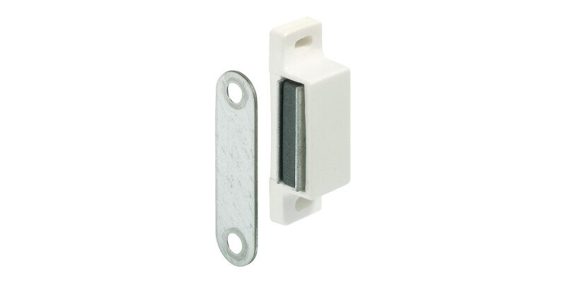 Magnetic Catch, Pull (approx) 3 - 5 kg, for Screw Fixing, Plastic, Square