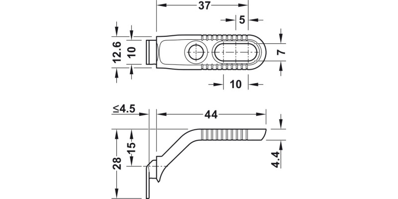 Ixconnect Rear Panel Connect 44mm ZA NP