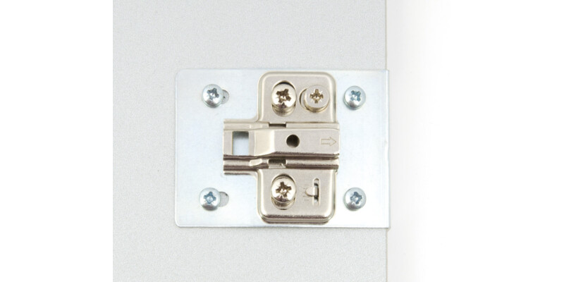 Hinge Mnt Repair Plate Set PM Euro CrWht