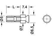 Rafix C20 Spread Bolt 5/12mm ZA Blk