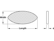 FSC Beech Wood Biscuits 47x15mm Size 0