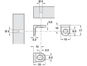 Pull-in Corner Brkt D5mm SF ZA MN