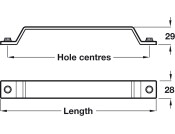 Factory D Pull Hdl ZA Iron Eff 160mm cc