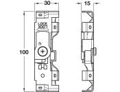 Cab Brkt SH1 Anti-Tilt w Blk Board SZP