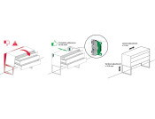 Cab Brkt SH1 Anti-Tilt w Blk Board SZP