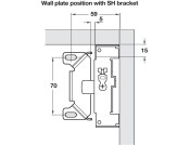 Cab Brkt Wall Plate for SH1+SH7 SZP