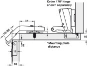 M310 135D Pie Cut Crn Sld 45/9.5 NP