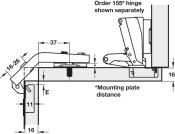 M310 135D Pie Cut Crn Sld 45/9.5 NP