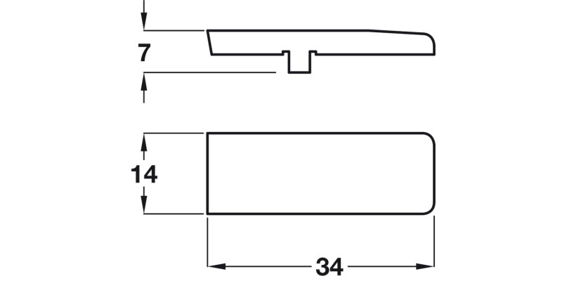 M310 Cvr Plt Qck-Hafele HO/INS Blk NP