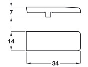 M310 Cvr Plt Qck-Blank HO/INS Blk NP