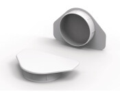 Cover Caps D35mm 59x39mm Pl White