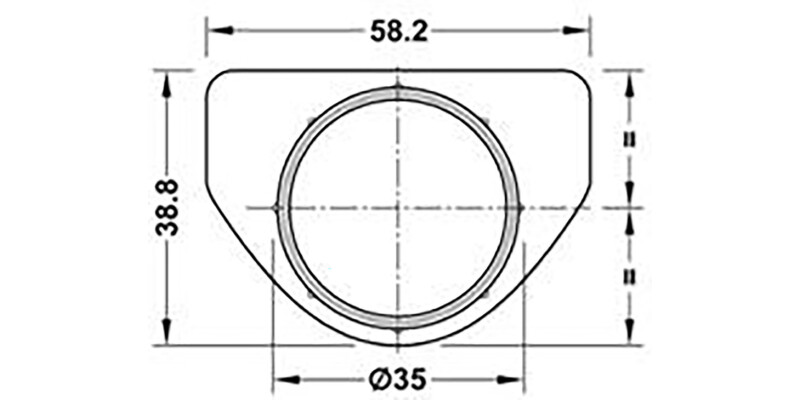 Cover Caps D35mm 59x39mm Pl White