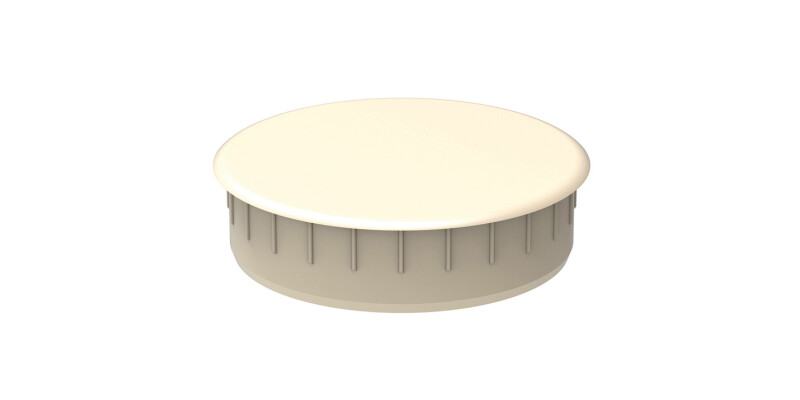 Cover Caps D35/38mm Pl CrWht
