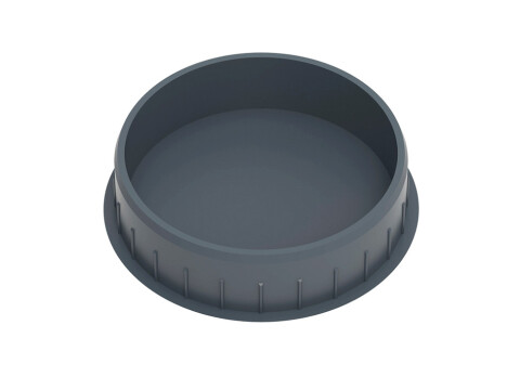 Cover Caps D35/38mm Pl Drk Grey