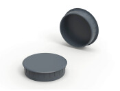 Cover Caps D35/38mm Pl Drk Grey