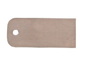 Broad Style Hinge 64x35mm Brass SN