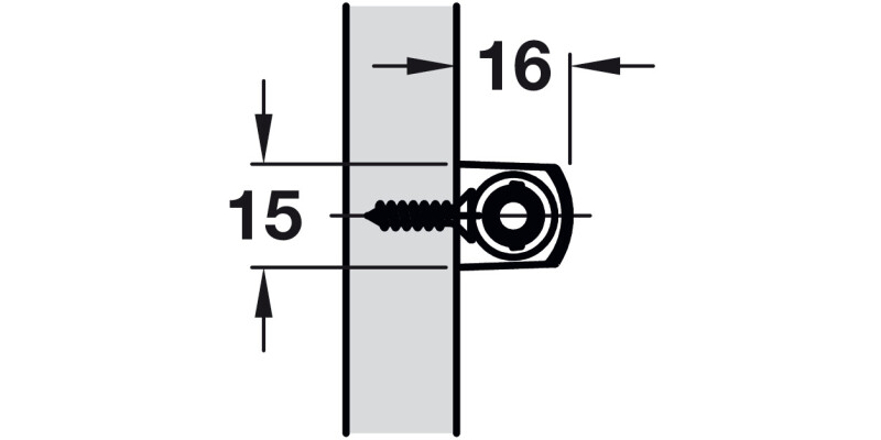Tipmatic Linear Adapt Housing Pl Lt Gry