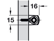 Tipmatic Linear Adapt Housing Pl Lt Gry