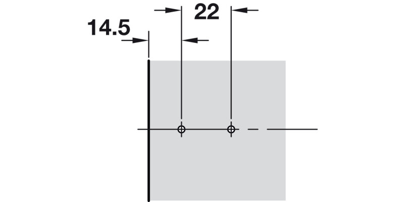 Tipmatic Linear Adapt Housing Pl Lt Gry