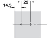 Tipmatic Linear Adapt Housing Pl Lt Gry