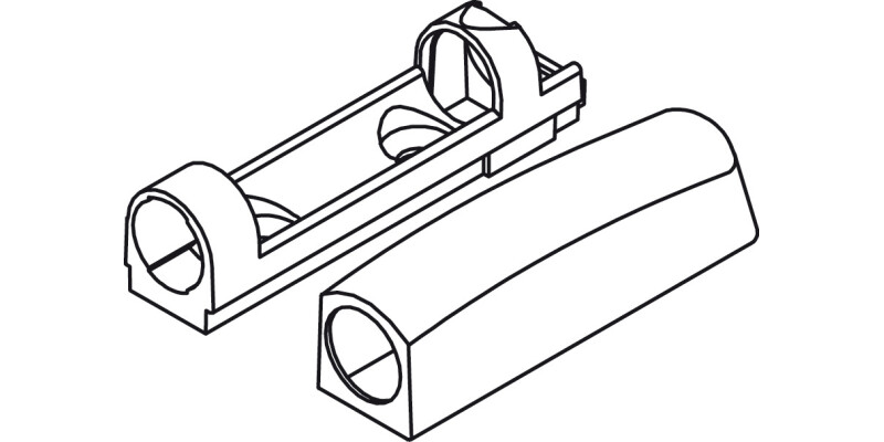 Tipmatic Linear Adapt Housing Pl Lt Gry
