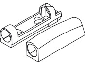 Tipmatic Linear Adapt Housing Pl Lt Gry