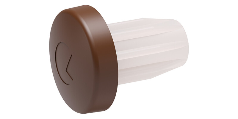 Door Buffer D5x2.5mm Plug-in Pl Mt.Brw