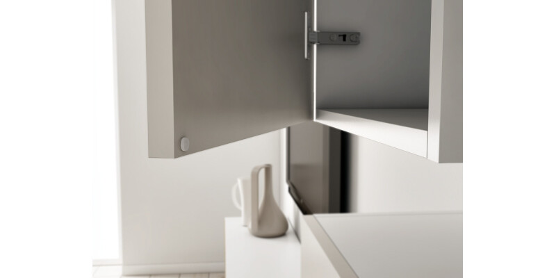 Door Buffer D5x2.5mm Plug-in Pl Mid Gry