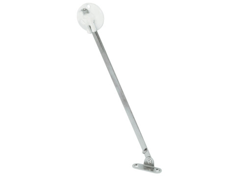 Economy Flap Stay 225mm UH St NP/Pl Wht