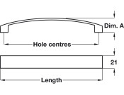 Melbury Bow Hdl ZA SSE 256mm cc