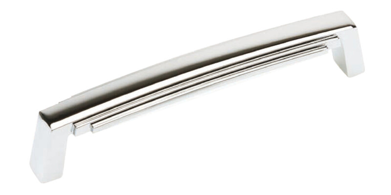 Pull Handle, Zinc Alloy, Fixing Centres 128 mm, Jazz