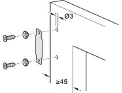 Free Space Fixing Screw Set for Alu Frm