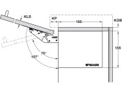 Kinvaro T-Slim Flap SC 1000-2250mm Stn