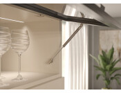 K12 Adj Auto Lid Stay 355mm 60N Slv/Gry