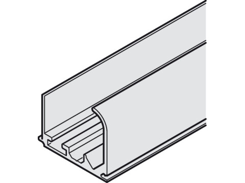 Top Running Track, Single, for Sliding Cabinet Doors, Slido F-Line31 40/60A