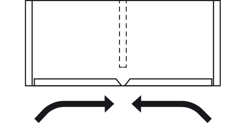 Slido F-Flush52 20A FitSet 2Dr 450mm Blk