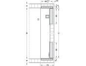 Slido F-Flush52 20A FitSet 2Dr 450mm Blk