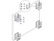 Slido F-Flush52 20A FitSet 2Dr 450mm Blk