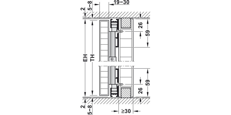 Hawa Concepta 25 SC Set 1250-1850mm 25kg