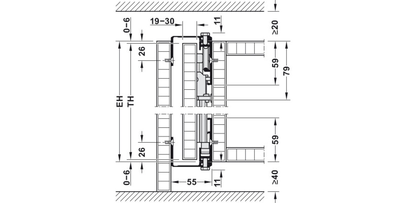 Hawa Concepta 40 SC Set 1851-2500mm 40kg