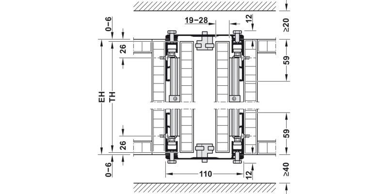 Hawa Concepta 40 SC Set 1851-2500mm 40kg